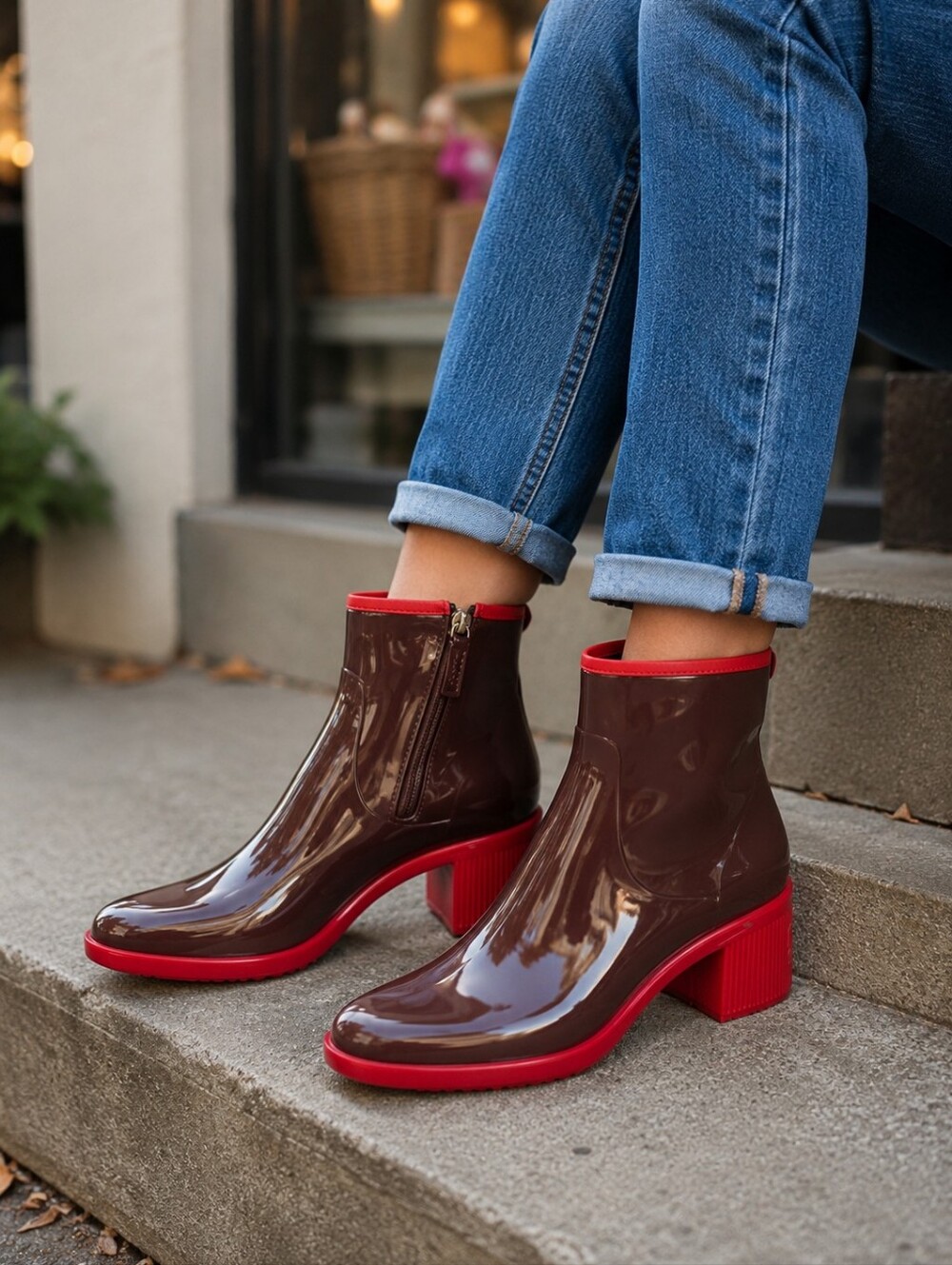 Kate Spade Puddle Rain Booties Size 10 NEW